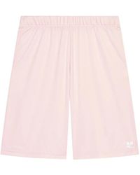 Courreges - Elasticated-Waistband Logo-Detail Shorts - Lyst