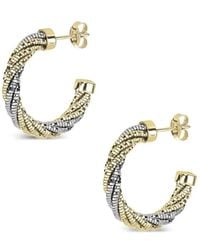 Desmo - Pendientes De Aro Spring Twist - Lyst