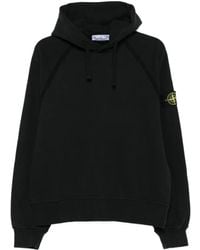 Stone Island - Sudadera de algodón con capucha - Lyst