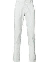 Dondup Fitted Tailored Trousers - Gray