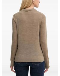 MICHAEL Michael Kors - Button-Cuff Wool Jumper - Lyst