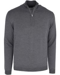 Slowear - Pull Zippé À Col Roulé - Lyst