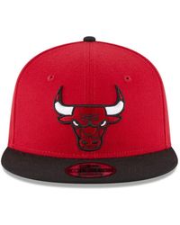 KTZ - Cappello Da Baseball 9Fifty Con Logo Bulls Bicolore - Lyst
