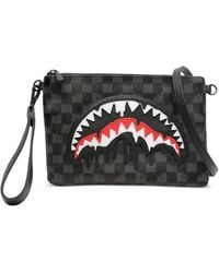 Sprayground - Karierte Dripping Sharks - Lyst