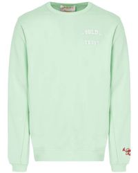 In Gold We Trust - The Slim Logo-Print Sweatshirt - Lyst
