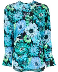 Stella McCartney - Floral-print Silk Blouse - Lyst
