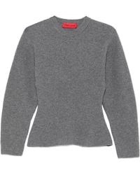 Thelatest - Elodie Ribbed-Knit Wool Sweater - Lyst