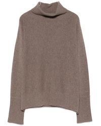 D.exterior - Roll-Neck Button-Cuff Sweater - Lyst