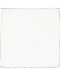 Eleventy - Contrast-Stitch Pocket Square - Lyst