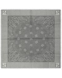Herno - Paisley-Print Scarf - Lyst