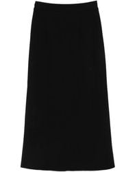 Agl Attilio Giusti Leombruni - High-Waisted Midi Skirt - Lyst