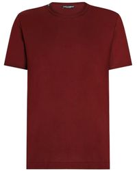 Dolce & Gabbana - T-Shirt mit Logo-Detail - Lyst