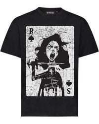 Mostly Heard Rarely Seen - Spade Playing Card Printed T-Shirt - Lyst