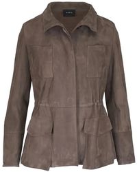 Akris - Chianti Suede Jacket - Lyst