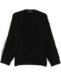 Valentino Garavani - Embroidered Wool Sweater - Lyst
