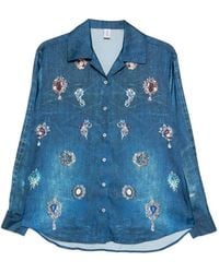 Liu Jo - Digital-Print Shirt - Lyst