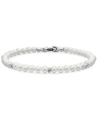 David Yurman - Sterling Bijoux Spiritual Beads Pearl Bracelet (4Mm) - Lyst