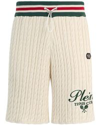 Philipp Plein - Knitted Drawstring Shorts Plein Tennis - Lyst