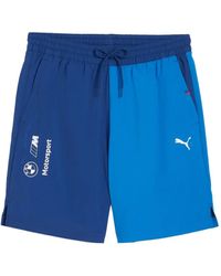 PUMA - X Bmw M Motorsport Colour-Block Track Shorts - Lyst