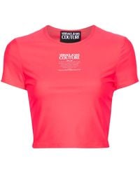 Versace Jeans Couture - Cropped T-Shirt - Lyst