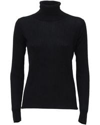 C.T.Plage - Ribbed-Knit Roll-Neck Sweater - Lyst