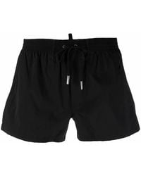DSquared² - Short De Bain À Logo Imprimé - Lyst