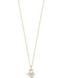 Mateo - The Little Things Pearl And Diamond Necklace - Lyst