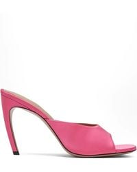 The Attico - Betta Heeled Mules - Lyst