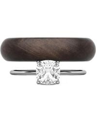 SOLO for Diamonds - Lab-Grown Diamond Cushion-Cut Rings - Lyst