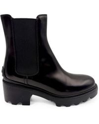Tod's - Stivali Chelsea Con Dettaglio Gommini - Lyst
