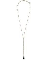 TOTEME - Onyx Drop Necklace - Lyst