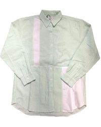 Taylor - Ashley Seersucker Panelled Shirt - Lyst