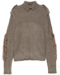 Burberry - Pullover Mit Schulterklappen-Detail - Lyst