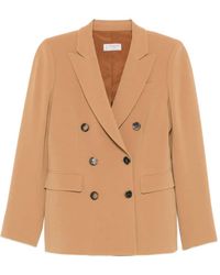 Alberto Biani - Double-Breasted Button Blazer - Lyst