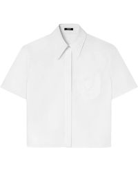 Versace - Cameo ロゴエンブロイダリーシャツ - Lyst
