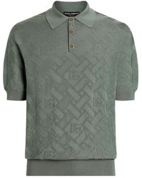 Dolce & Gabbana - Silk Polo Shirt - Lyst