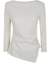 La Petite Robe Di Chiara Boni - Kyung Ruched Asymmetric Top - Lyst