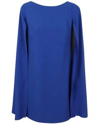 Ralph Lauren - Petra Cape-Style Mini Dress - Lyst