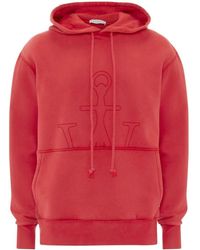 JW Anderson - Embroidered-logo Detail Hoodie - Lyst