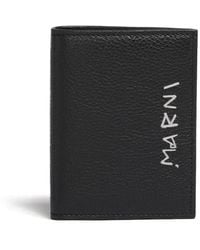 Marni - Logo-Embroidered Billfold Wallet - Lyst