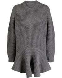 JNBY - Crew-Neck Drop-Shoulder Minidress - Lyst
