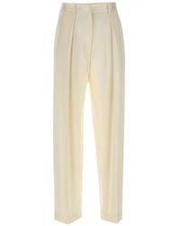 Victoria Beckham - Pleated Trousers - Lyst