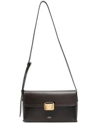 A.P.C. - Small Simone Leather Shoulder Bag - Lyst