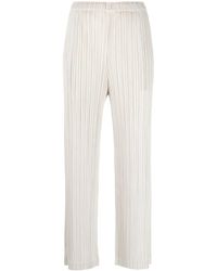 Pleats Please Issey Miyake - Thicker 2 Straight-leg Trousers - Lyst