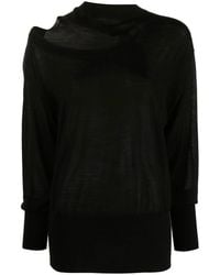 Stella McCartney - Tella Mccartney Cut Out-detail Knitted Top - Lyst