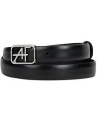 Alberta Ferretti - Logo-Buckle Leather Belt - Lyst