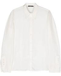SAPIO - Camisa con cuello de pico - Lyst