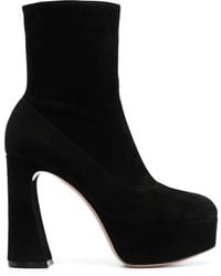 Gianvito Rossi - Riccam 120mm プラットフォーム ブーツ - Lyst