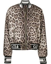 Dolce & Gabbana Bomber con stampa - Multicolore