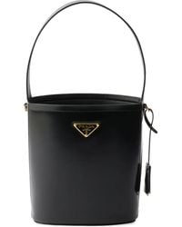 Prada - Mini-Tasche Aus Leder - Lyst